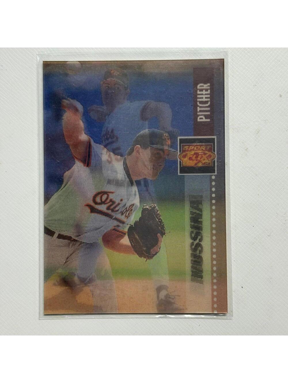 1995 Pinnacle Sportflix Mike Mussina Baltimore Orioles Baseball Card